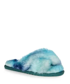 EMU Australia Slippers>Mayberry Slipper Tie Dye Green Sea