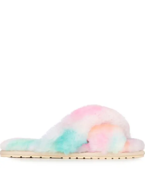 EMU Australia Slippers>Mayberry Slipper Tie Dye Fairy Floss