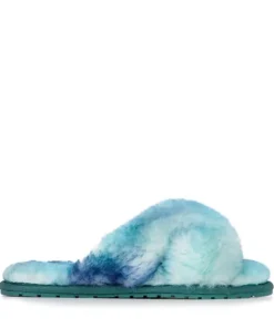 EMU Australia Slippers>Mayberry Slipper Tie Dye Green Sea