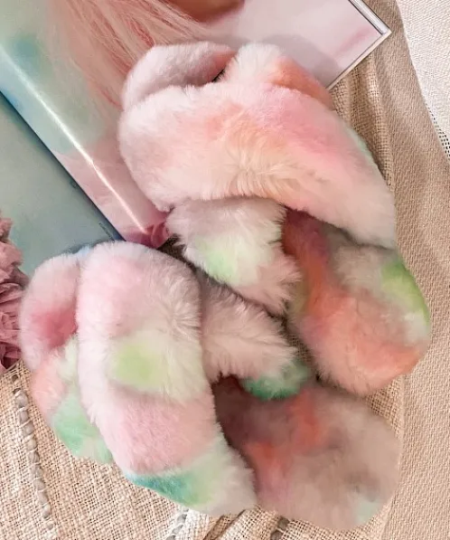 EMU Australia Slippers>Mayberry Slipper Tie Dye Fairy Floss