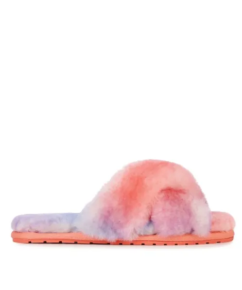 EMU Australia Slippers>Mayberry Tril Slipper Coral Tie Dye