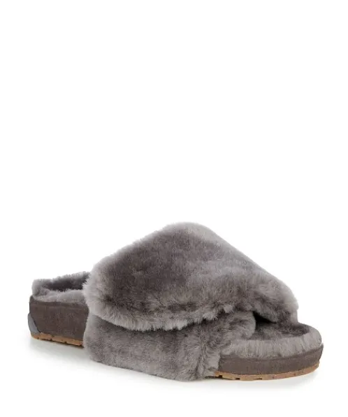 EMU Australia Slippers>Musica Slipper Charcoal