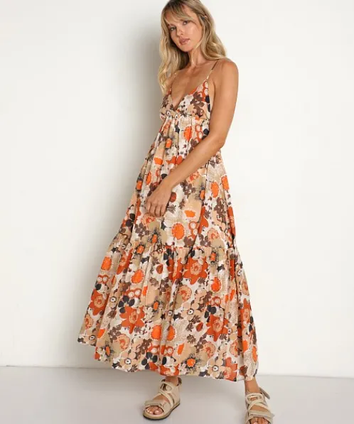 Faithfull the Brand Dresses>Anisha Maxi Dress Kaiya Floral