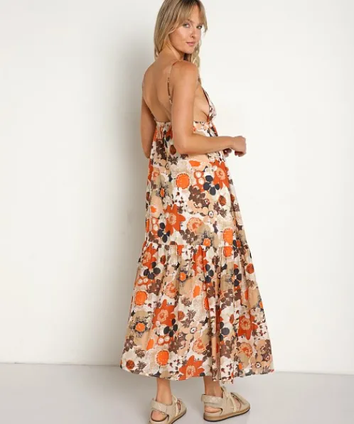 Faithfull the Brand Dresses>Anisha Maxi Dress Kaiya Floral