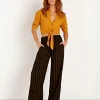 Faithfull the Brand Tops>Beau Rivage Top Plain Butterscotch
