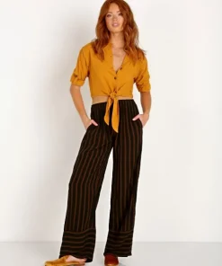 Faithfull the Brand Tops>Beau Rivage Top Plain Butterscotch