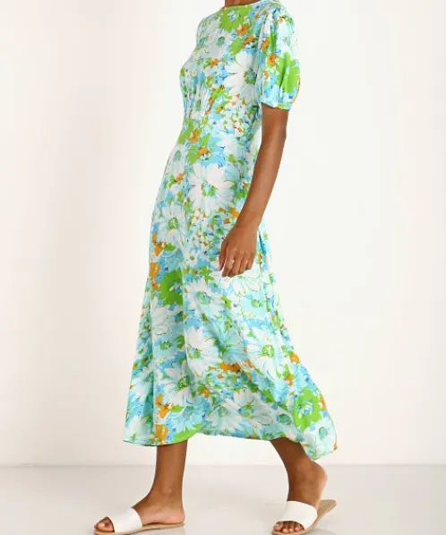 Faithfull the Brand Dresses>Beline Midi Dress Gardone Floral
