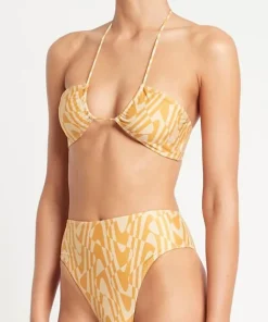 Faithfull the Brand Bikinis>Catania Bikini Top Cefalu Print