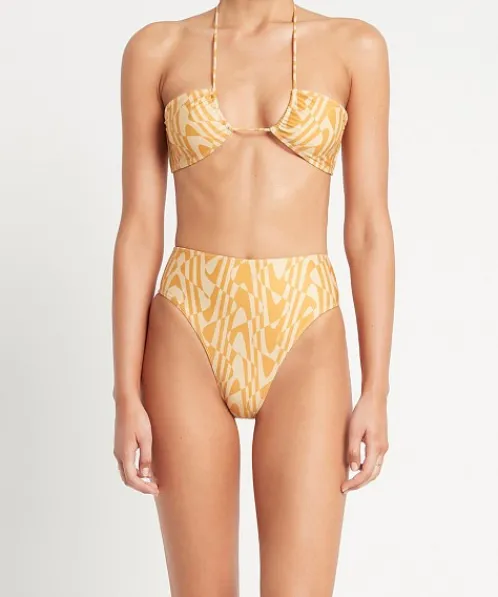 Faithfull the Brand Bikinis>Chania Bikini Bottom Cefalu Print