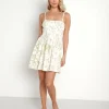Faithfull the Brand Dresses>Felisha Terry Mini Dress White Nude