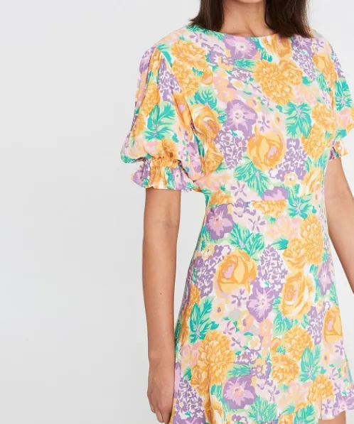 Faithfull the Brand Dresses>Florence Mini Dress Ade Floral