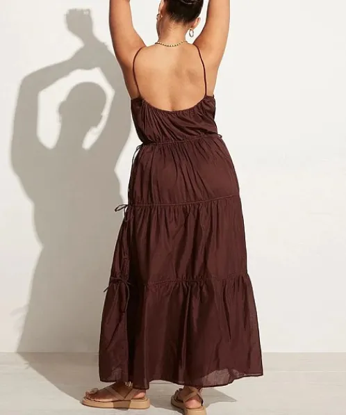 Faithfull the Brand Dresses>Henri Maxi Dress Truffle
