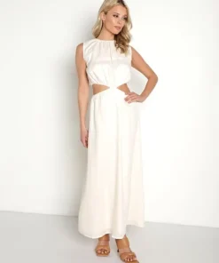Faithfull the Brand Dresses>Las Flores Maxi Dress Plain Shell