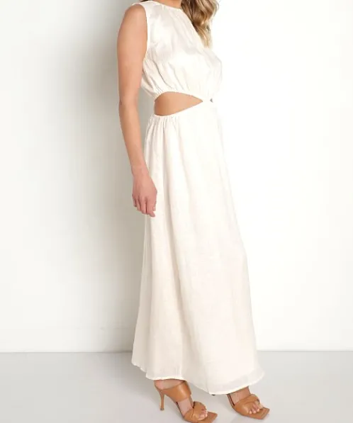 Faithfull the Brand Dresses>Las Flores Maxi Dress Plain Shell