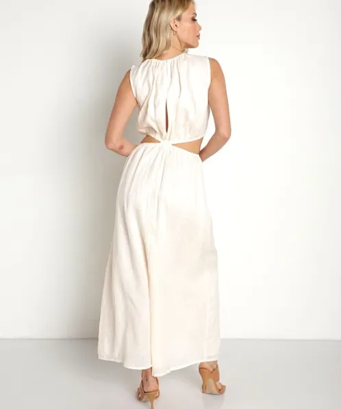 Faithfull the Brand Dresses>Las Flores Maxi Dress Plain Shell