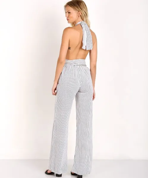 Faithfull the Brand Rompers>Lola Jumpsuit Sea Salt