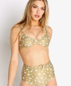 Faithfull the Brand Bikinis>Maeve Bikini Top Marsha Floral