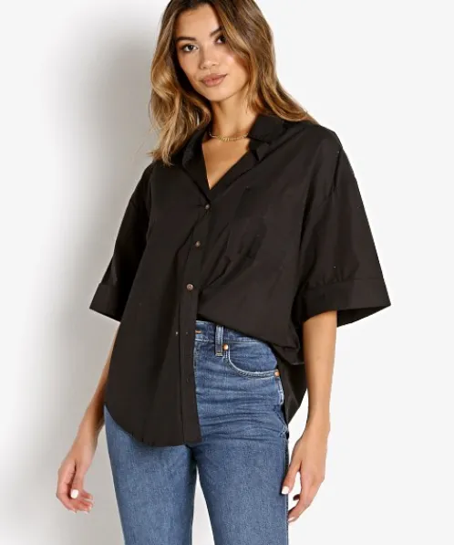Faithfull the Brand Tops>Marquis Shirt Black