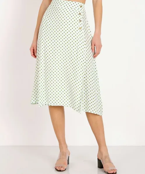 Faithfull the Brand Skirts>Racquel Skirt Lula Dot Print