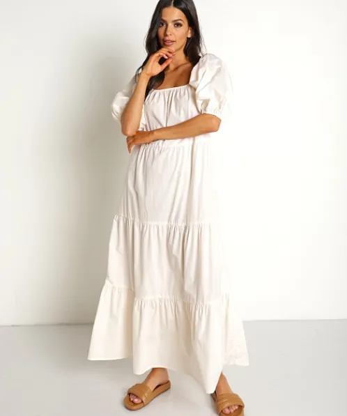 Faithfull the Brand Dresses>Ronan Midi Dress Shell
