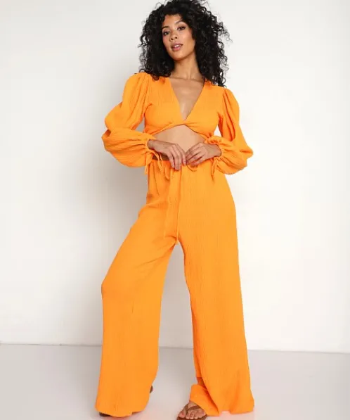 Faithfull the Brand Pants>Rupina Pant Tangerine