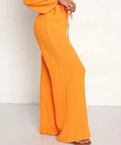 Faithfull the Brand Pants>Rupina Pant Tangerine
