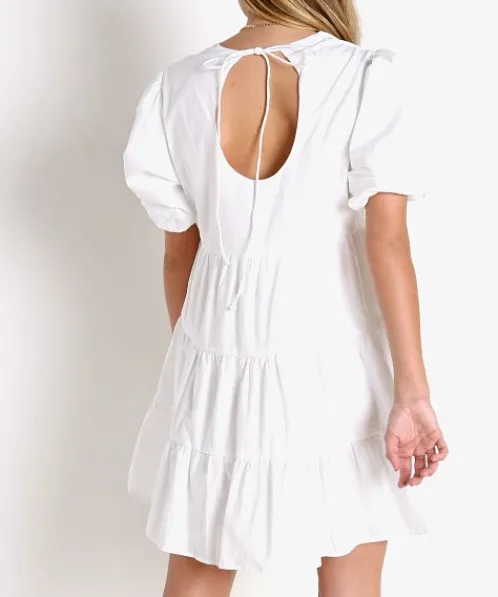 Faithfull the Brand Dresses>Sade Mini Dress White
