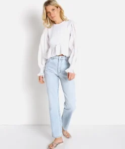 Faithfull the Brand Tops>Savita Top White