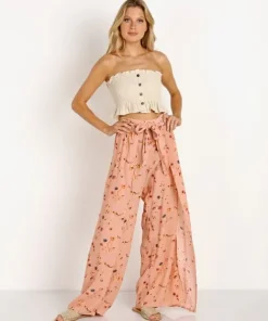 Faithfull the Brand Pants>Tiki Tiki Pants Salina Floral Print