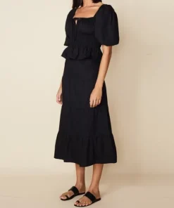 Faithfull the Brand Tops>Venetia Top Black