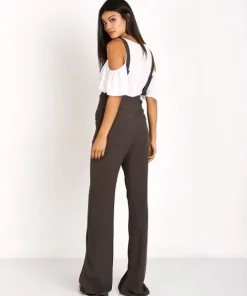 Flynn Skye Rompers>Victoria Overalls Sage