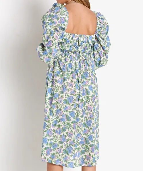 For Love & Lemons Dresses>For Love & Lemons Bridget Midi Dress Wisteria