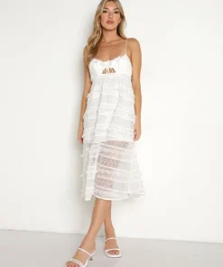 For Love & Lemons Dresses>For Love & Lemons Cameron Midi Dress
