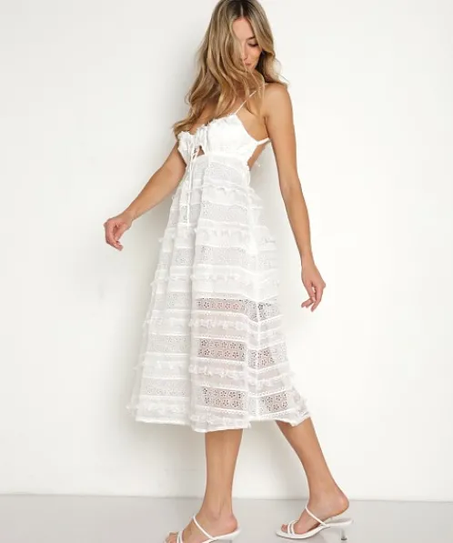 For Love & Lemons Dresses>For Love & Lemons Cameron Midi Dress