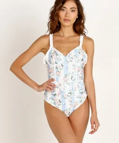 For Love & Lemons One Pieces>For Love & Lemons Charleston One Piece Robin Blue