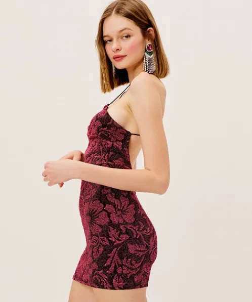 For Love & Lemons Dresses>For Love & Lemons Constance Slip Dress Mulberry