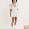 For Love & Lemons Dresses>For Love & Lemons Leslie Mini Dress Blue