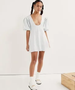 For Love & Lemons Dresses>For Love & Lemons Leslie Mini Dress Blue