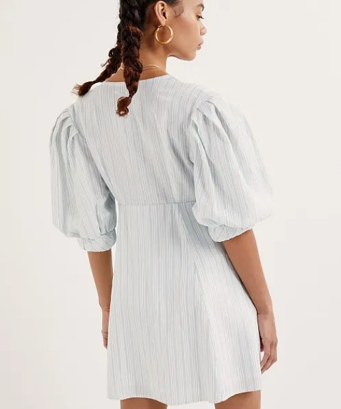 For Love & Lemons Dresses>For Love & Lemons Leslie Mini Dress Blue