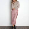 For Love & Lemons Skirts>For Love & Lemons Lillian Midi Skirt Pink