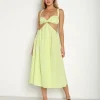 For Love & Lemons Dresses>For Love & Lemons Maureen Midi Dress