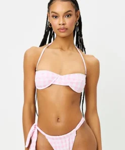 Frankie's Bikinis Bikinis>Cielo Bikini Top Pink Picnic