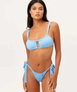 Frankie's Bikinis Bikinis>Willow Bikini Bottom Chambray