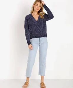 Heartloom Knits>Chloe Sweater Navy