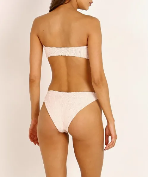 Hunza G Bikinis>Crinkle Jean Bikini Set Nude