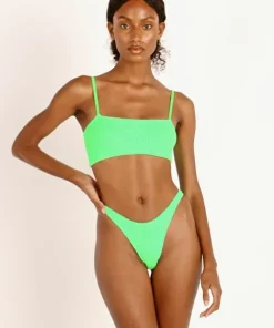 Hunza G Bikinis>New Gigi Bikini Set Lime