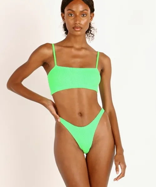 Hunza G Bikinis>New Gigi Bikini Set Lime