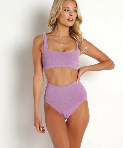 Hunza G Bikinis>Nile Patricia Bikini Set Lavender