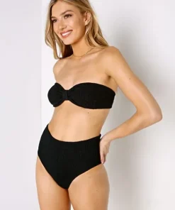 Hunza G Bikinis>Posey Bikini Set Black