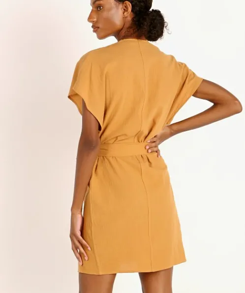 Indah Dresses>Alexa Mini Dress Honey
